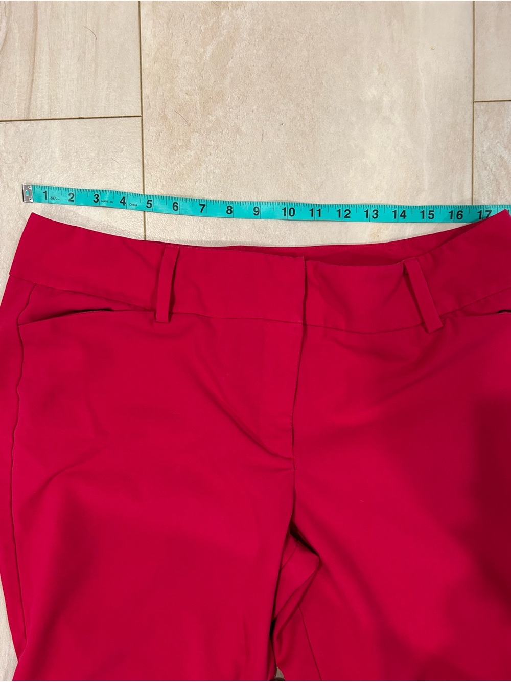 New York and Company Hot Pink Stretch Dress Pants size 14 - Picture 4 of 8